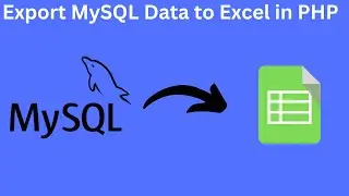 export mysql data to excel xlsx in php