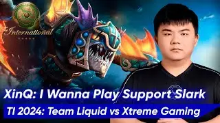 😂 XinQ SLARK SUPPORT at The INTERNATIONAL | Dota 2 Gameplay