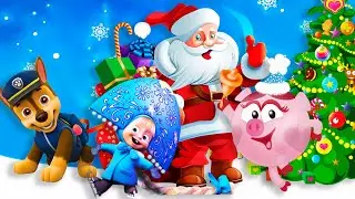 Новогодние песенки для детей. Выпуск 2 Мультики. New Year's songs for children. 儿童新年歌曲