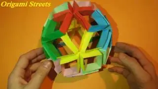 How to make a ball out of paper Origami TOY ball