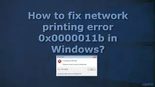 Fix error 0x000011b | Windows cannot connect to the printer | How to fix 0x000011b error Hindi