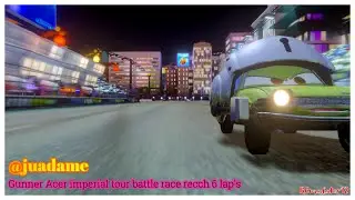 Cars 2 The Video Game | Gunner Acer - Battle Race (Leech) | Imperial Tour 6 Laps