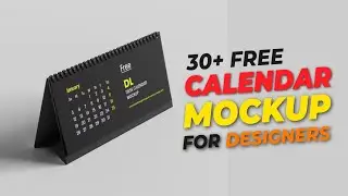 how to edit PSD file of Calendar mockup in 05 Minutes| 3D Calendar Mockup
