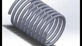 SOLIDWORKS TUTORIAL 10 | DESIGN OF HELICAL SPRING