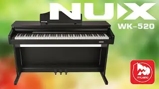 [Eng Sub] NUX WK-520 digital piano with auto accompaniment