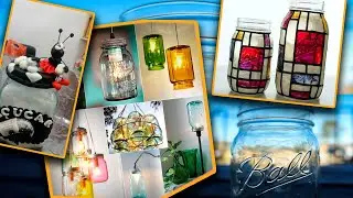 20 Ways to Upcycle Glass Jars & Bottles