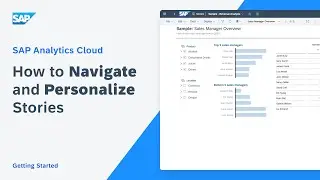 How to Navigate and Personalize Stories: SAP Analytics Cloud