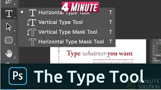 How to Use Text Tool in Photoshop 2024