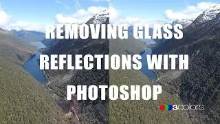 How to remove glass reflections with Photoshop