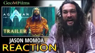 Jason Momoa REACTION Aquaman 2 Trailer 2. Aquaman and the Lost Kingdom | DUB