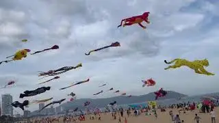 Wow! The Festival of Flying Kite is very beautiful.