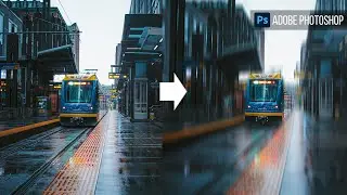 Create Motion Blur In Photoshop | Super Speed Motion Blur Effect in Photoshop CC Tutorial | Fxmuni