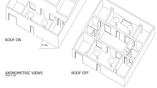 AUTOCAD 2023 - CASA GASPAR AXONOMETRIC DRAWING