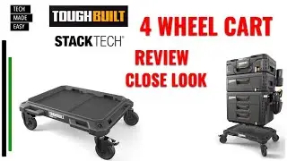 4 Wheel Cart ToughBuilt StackTech Dolly