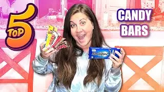 TINA'S TOP 5 FAVORITE CANDY BARS | RANKING MY TOP 5 CANDY BARS OF ALL TIME