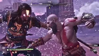 God of War Ragnarok Valhalla - Tyr No Damage Boss Fight (Mastery Difficulty)