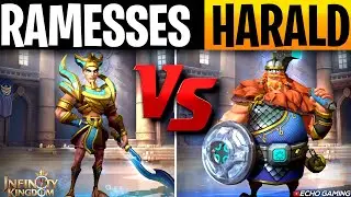 Infinity Kingdom Harald vs Ramesses - who should be in your water march