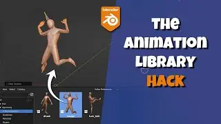 Animation Library in Blender 3.5+ (Asset Browser HACK!)