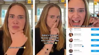 Adeles Instagram Live Was Chaotic & Iconic #Shorts