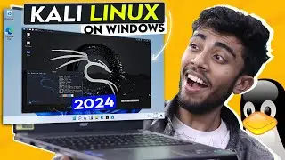 Kali Linux On Windows in Few Clicks! ⚡Without Any Error 2024 Latest Version!