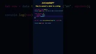 How do I convert a date to a string in JavaScript?