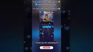 FREE FIRE DIAMOND/ 🆓 diamond/1,000 diamond Giveaway app/diamond earings app/💓 SKVS GAMING 💞