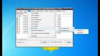 How to batch print files in sorted order by file date / time