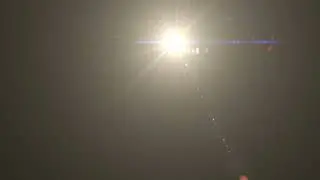 Sun Flare Flickering Lens Flare Loop | Animated Background | Black Screen