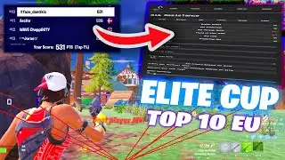 CHEATING With The Best Fortnite CHEAT in Elite Duo Cup 🏆 (TOP 10 EU)