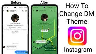 how to change DM theme on Instagram || Choose a theme for your Instagram chat