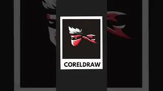 Ninja Logo Design #vector #coreldraw #design #graphicdesign #viral #designtips #shortvideo #logo