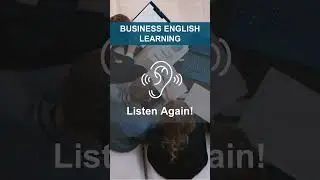 Listening Practice! / Business English Phrase #businessenglish  (045)