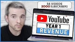 How Much I Made My First Year on YouTube