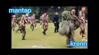 santuy abis tentara Indonesia joget tiktok keren