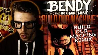 Vapor Reacts #366 | BENDY AND THE INK MACHINE SONG REMIX Build Our Machine SFM by Coda REACTION!!