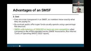 Advantages of an SMSF