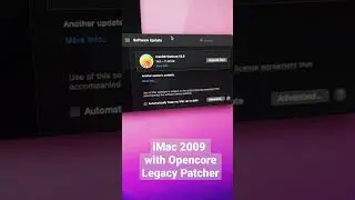 iMac 2009 with Opencore Legacy Patcher