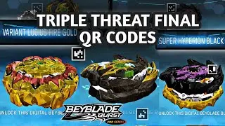 All 3 FINAL PRO SERIES Beyblade QR CODES in 4k