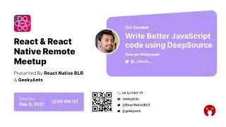 Write Better JavaScript code using DeepSource By Sourya Vatsyayan