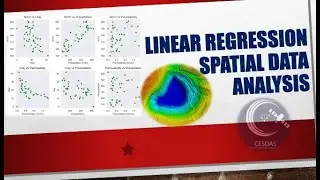 Linear regression analysis of spatial data