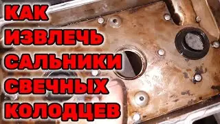 Как извлечь сальники свечных колодцев на Daihatsu Terios Kid EF-DEM 0.7 Turbo