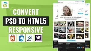 PSD to HTML with bootstrap 4 | Responsive