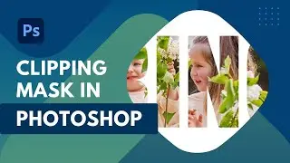 🔴🔵 How to create  Clipping Mask  in Photoshop 🔴🔵