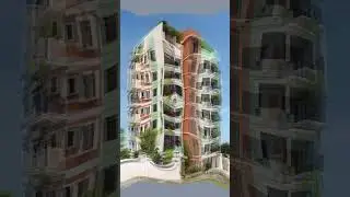 7 story building design by lumion  