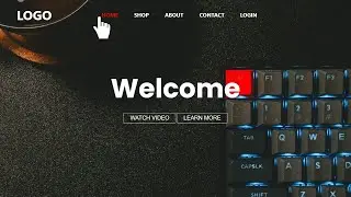 How to Create a Website using HTML and CSS | Homepage Design