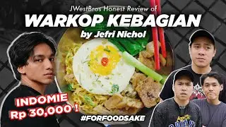 KUPAS TUNTAS WARKOP KEBAGIAN BY JEFRI NICHOL!! INDOMIE KECOMBRANG OVERATED DAN KEJU PARUT DIBAKAR???