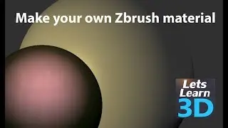 How to make your own Zbrush Material