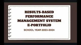 RPMS-PPST Template for Teachers I-III (SY 2023-2024)