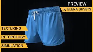 Шорты мужские спортивные / Sports Shorts Marvelous Designer Project