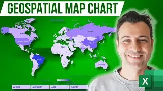 How to create a Geospatial Map Chart in Excel